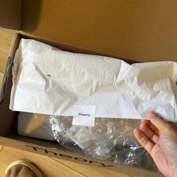 Theory - Sean Jacket in Double-Face Wool-Cashmere - Medium - Navy Blue - Picture 7 of 9